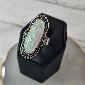Mystical Mirror Adjustable Fashion Ring A40